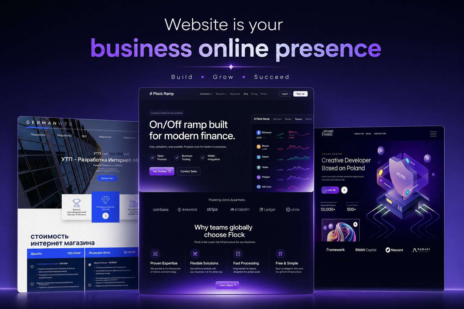 Strong Online Presence Banner